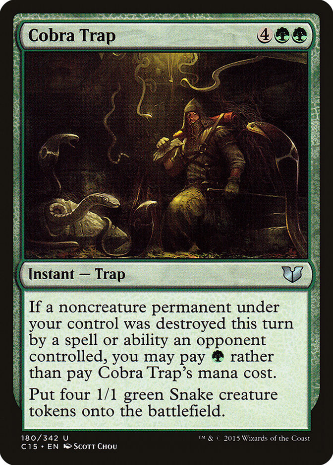 Armadilha de Cobra / Cobra Trap - Magic: The Gathering - MoxLand