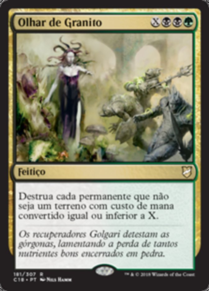 Olhar de Granito / Gaze of Granite - Magic: The Gathering - MoxLand