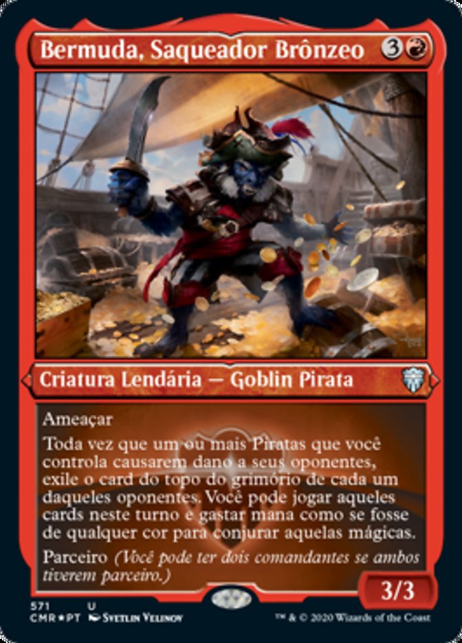Bermuda, Saqueador Brônzeo / Breeches, Brazen Plunderer - Magic: The Gathering - MoxLand