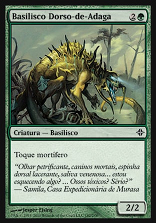 Basilisco Dorso-de-Adaga / Daggerback Basilisk - Magic: The Gathering - MoxLand