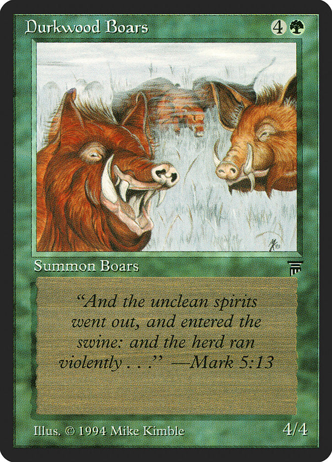 Javalis de Durkwood / Durkwood Boars - Magic: The Gathering - MoxLand