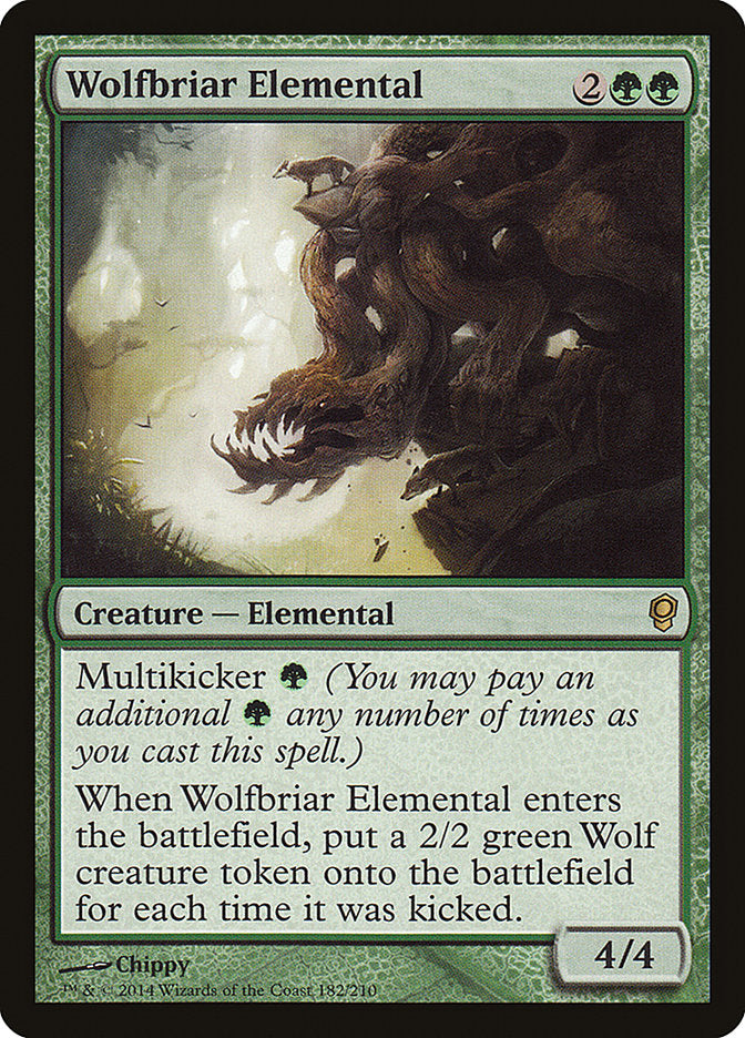 Elemental do Covil de Espinhos / Wolfbriar Elemental - Magic: The Gathering - MoxLand