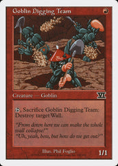 Grupo de Goblins Escavadores / Goblin Digging Team - Magic: The Gathering - MoxLand