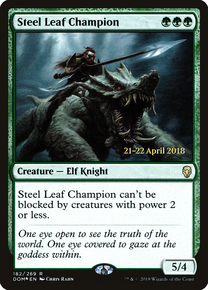 Campeão da Lâmina de Aço / Steel Leaf Champion - Magic: The Gathering - MoxLand