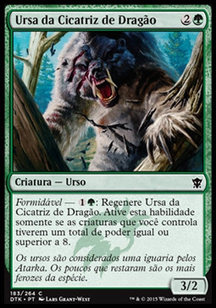 Ursa da Cicatriz de Dragão / Dragon-Scarred Bear - Magic: The Gathering - MoxLand