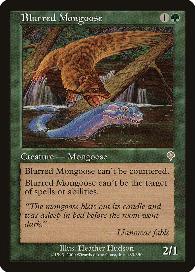 Mangusto Manchado / Blurred Mongoose - Magic: The Gathering - MoxLand