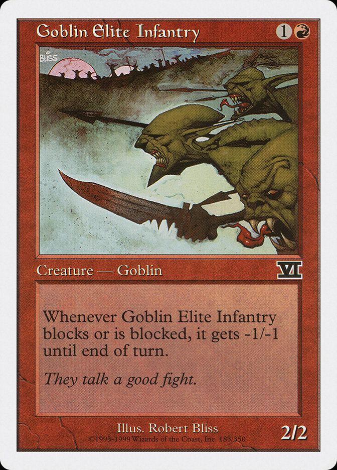 Infantaria de Elite dos Goblins / Goblin Elite Infantry - Magic: The Gathering - MoxLand