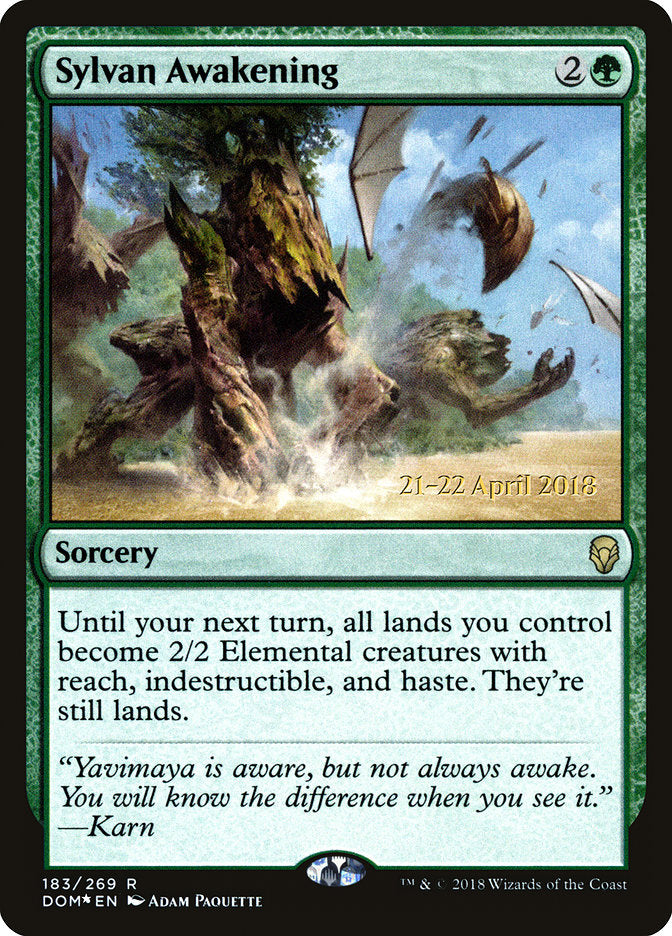 Despertar Silvestre / Sylvan Awakening - Magic: The Gathering - MoxLand