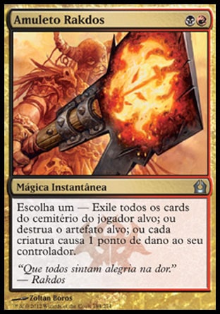 Amuleto Rakdos / Rakdos Charm - Magic: The Gathering - MoxLand