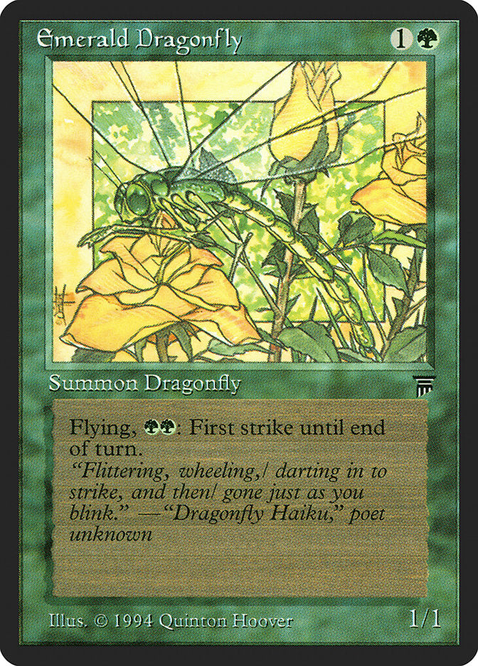 Emerald Dragonfly / Emerald Dragonfly - Magic: The Gathering - MoxLand