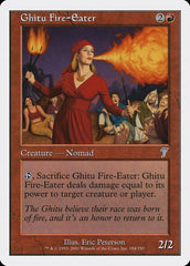 Engolidor de Fogo Ghitu / Ghitu Fire-Eater - Magic: The Gathering - MoxLand