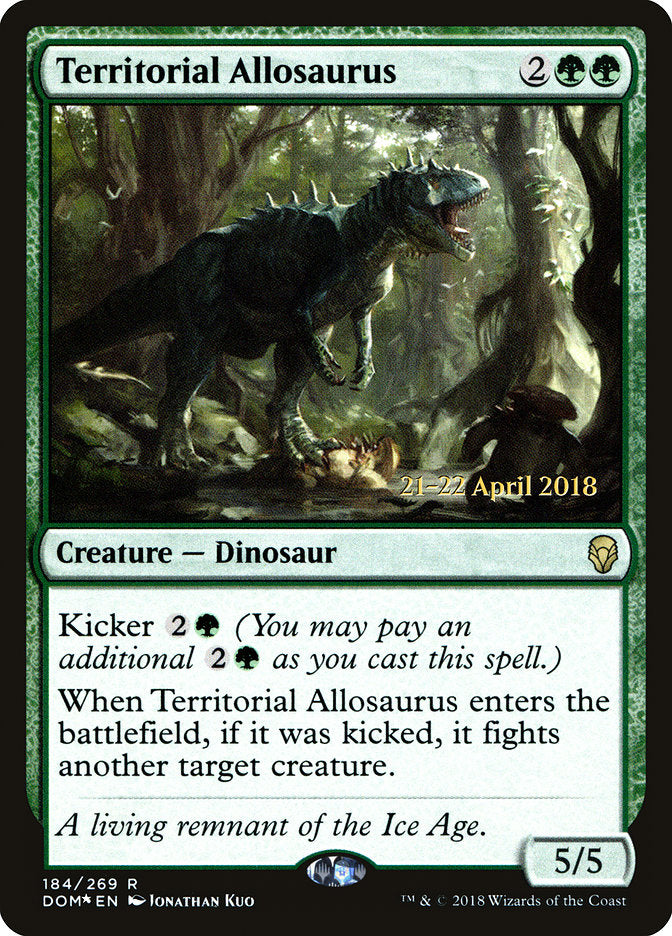 Allossauro Territorial / Territorial Allosaurus - Magic: The Gathering - MoxLand