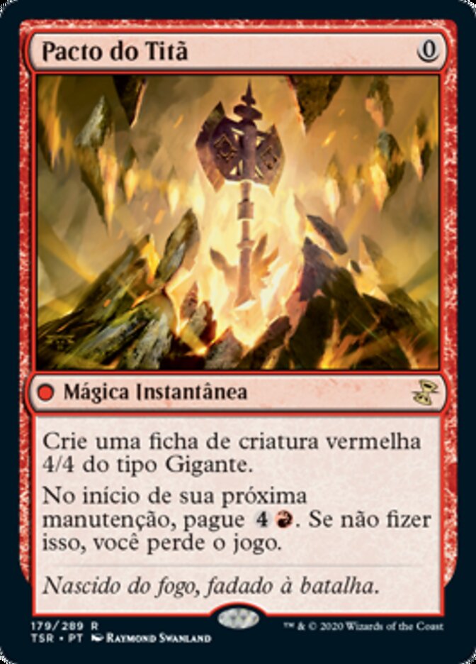 Pacto do Titã / Pact of the Titan - Magic: The Gathering - MoxLand