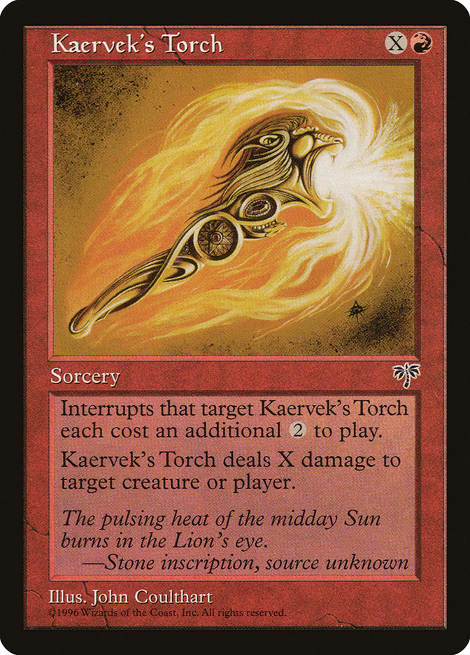 Tocha de Kaervek / Kaervek's Torch - Magic: The Gathering - MoxLand