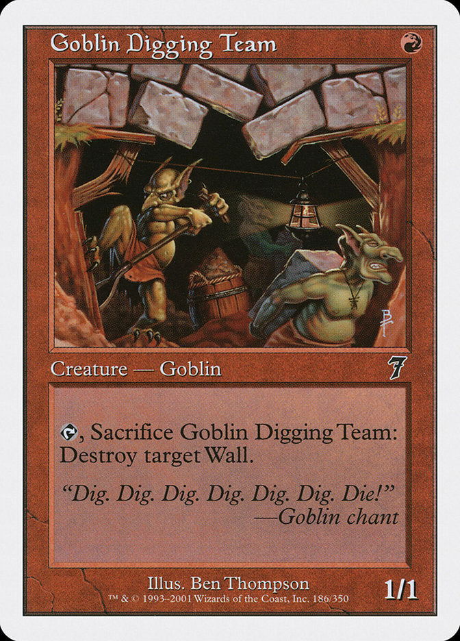 Grupo de Goblins Escavadores / Goblin Digging Team - Magic: The Gathering - MoxLand