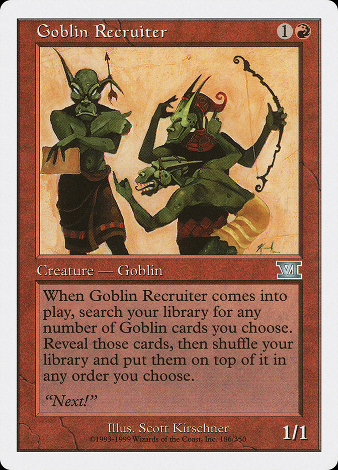 Recrutador Goblin / Goblin Recruiter - Magic: The Gathering - MoxLand