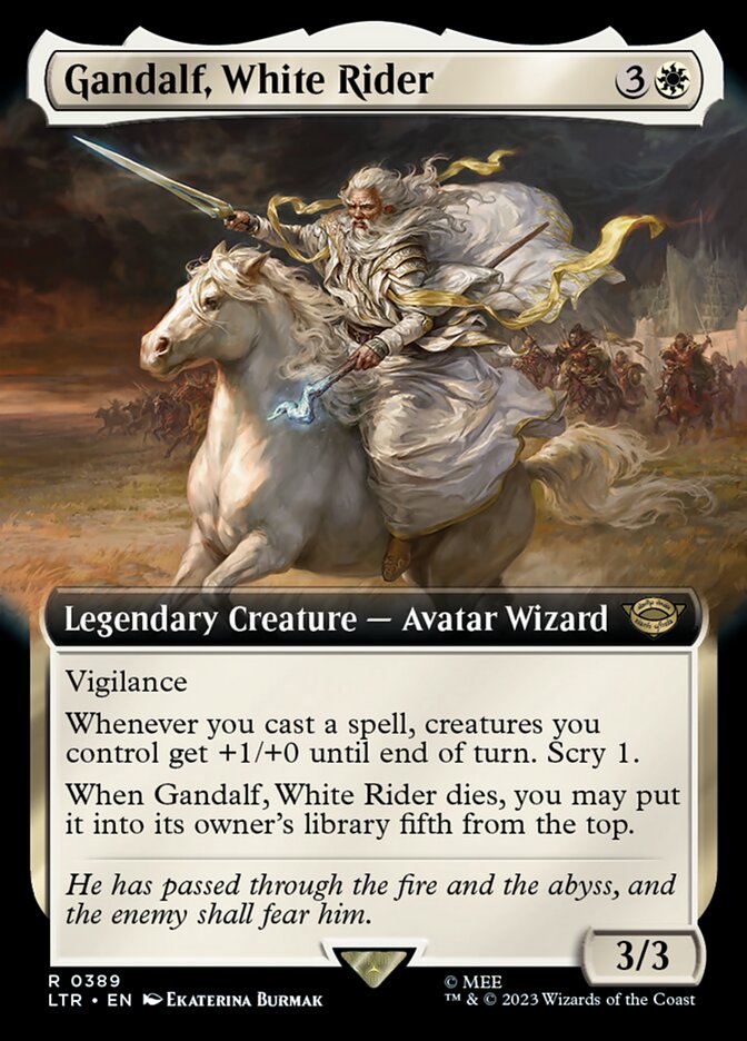 Gandalf, Cavaleiro Branco / Gandalf, White Rider - Magic: The Gathering - MoxLand