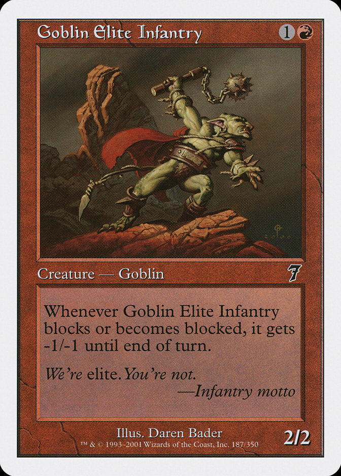 Infantaria de Elite dos Goblins / Goblin Elite Infantry - Magic: The Gathering - MoxLand