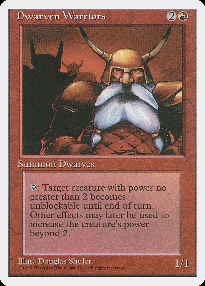 Anões Guerreiros / Dwarven Warriors - Magic: The Gathering - MoxLand