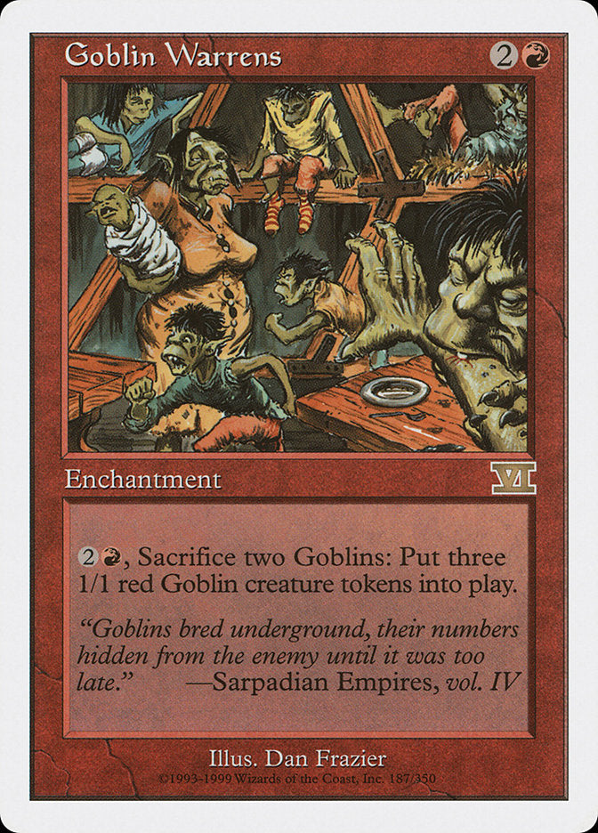 Viveiro de Goblins / Goblin Warrens - Magic: The Gathering - MoxLand