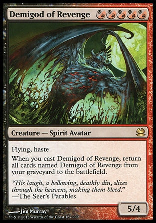 Semideus da Vingança / Demigod of Revenge - Magic: The Gathering - MoxLand