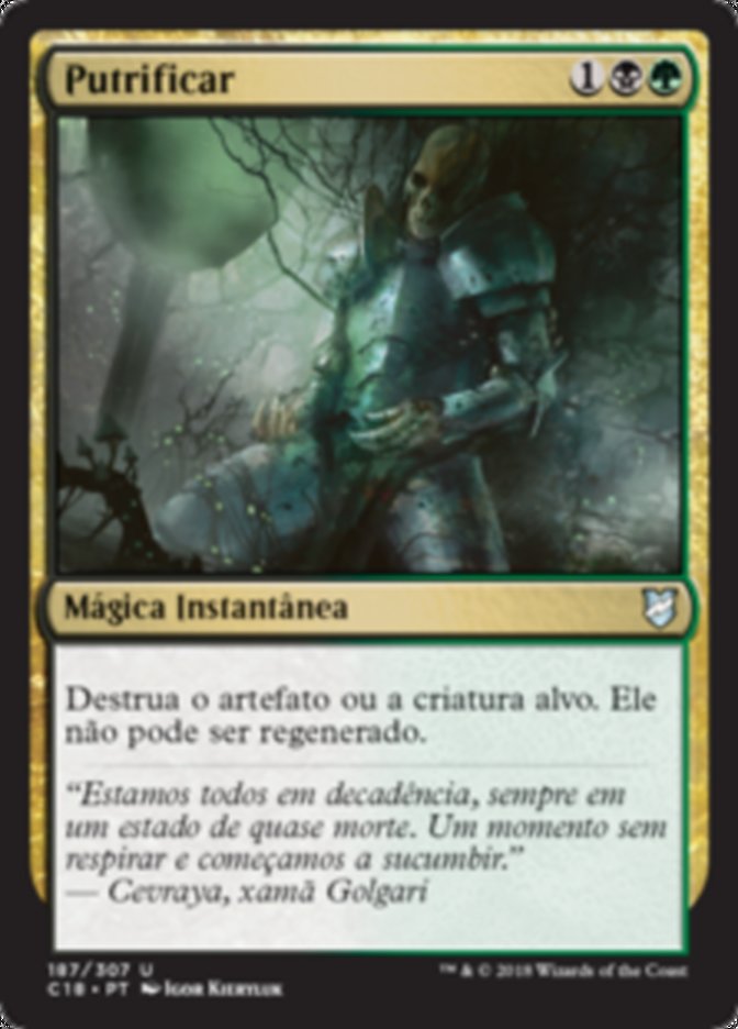 Putrificar / Putrefy - Magic: The Gathering - MoxLand