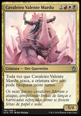 Cavaleiro Valente Mardu / Mardu Roughrider - Magic: The Gathering - MoxLand