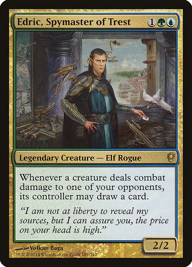 Edric, Espião-mestre de Trest / Edric, Spymaster of Trest - Magic: The Gathering - MoxLand