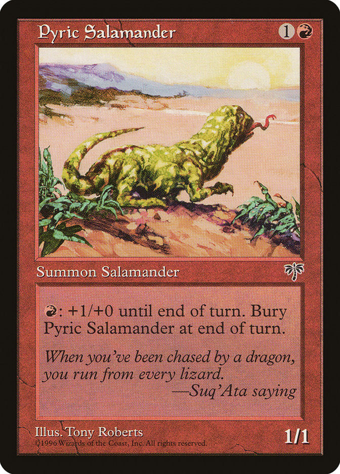 Salamandra Pirética / Pyric Salamander - Magic: The Gathering - MoxLand