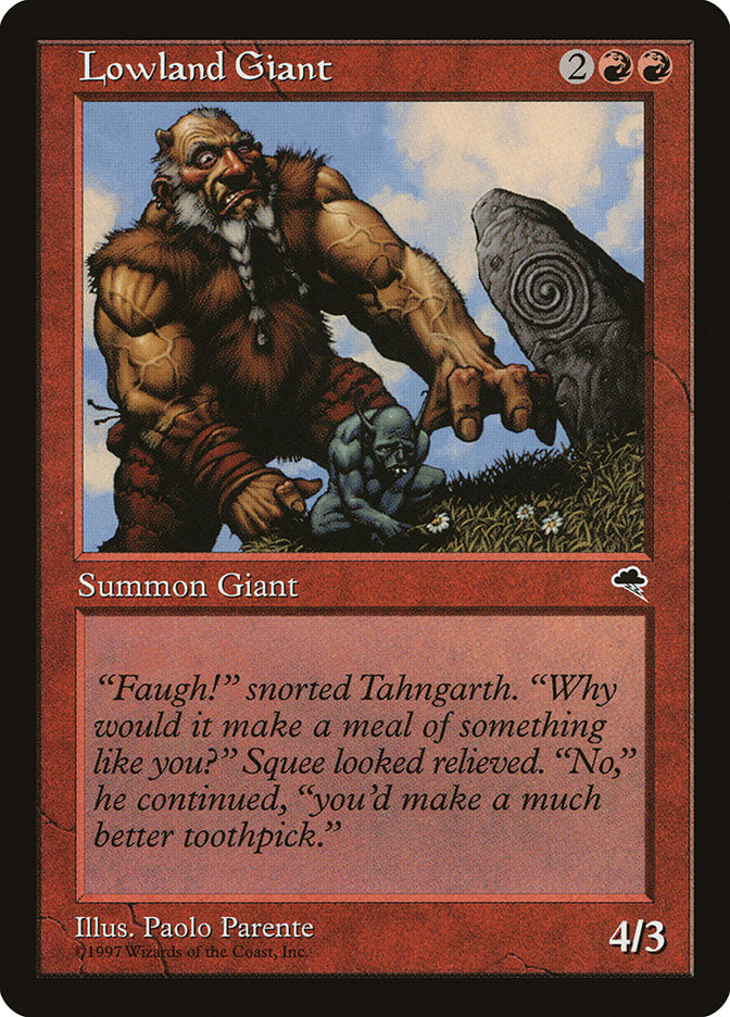 Gigante das Terras Baixas / Lowland Giant - Magic: The Gathering - MoxLand