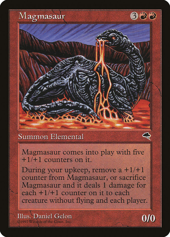 Magmassauro / Magmasaur - Magic: The Gathering - MoxLand