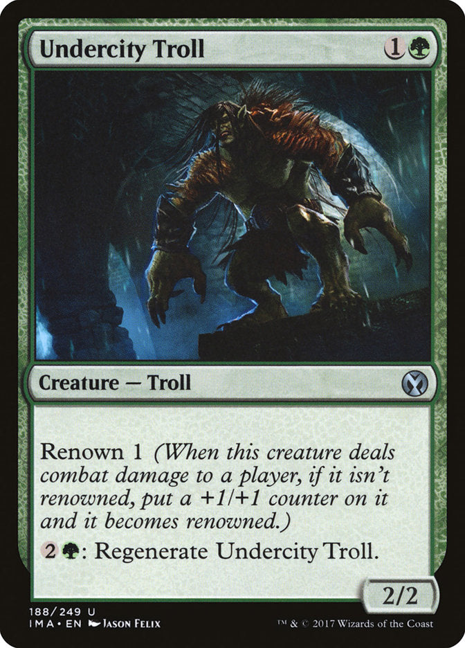 Trol do Submundo / Undercity Troll - Magic: The Gathering - MoxLand