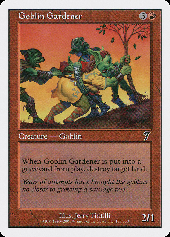 Goblin Jardineiro / Goblin Gardener - Magic: The Gathering - MoxLand