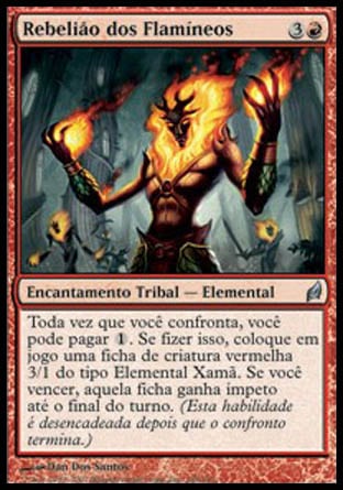 Rebelião dos Flamíneos / Rebellion of the Flamekin - Magic: The Gathering - MoxLand