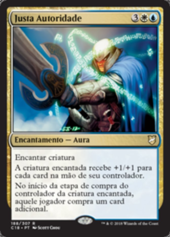 Justa Autoridade / Righteous Authority - Magic: The Gathering - MoxLand