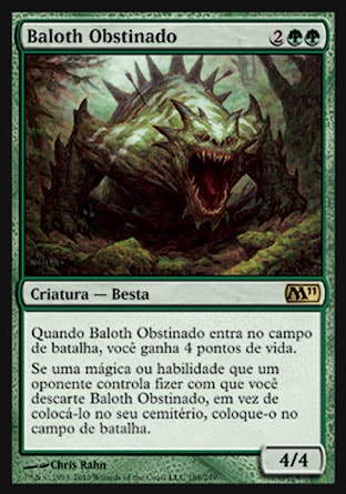 Baloth Obstinado / Obstinate Baloth - Magic: The Gathering - MoxLand