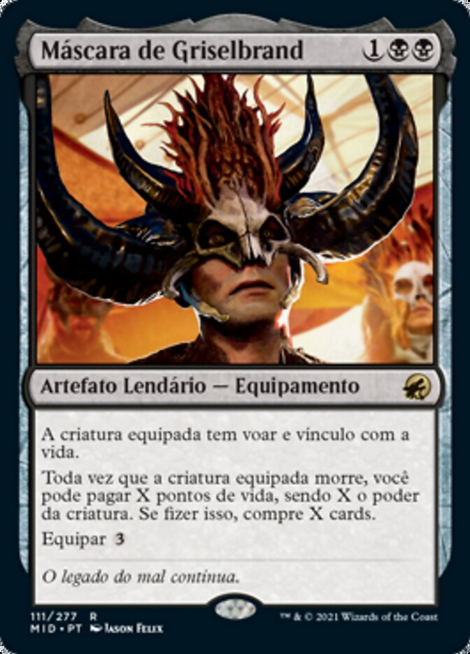 Máscara de Griselbrand / Mask of Griselbrand - Magic: The Gathering - MoxLand