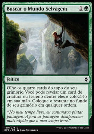 Buscar o Mundo Selvagem / Seek the Wilds - Magic: The Gathering - MoxLand