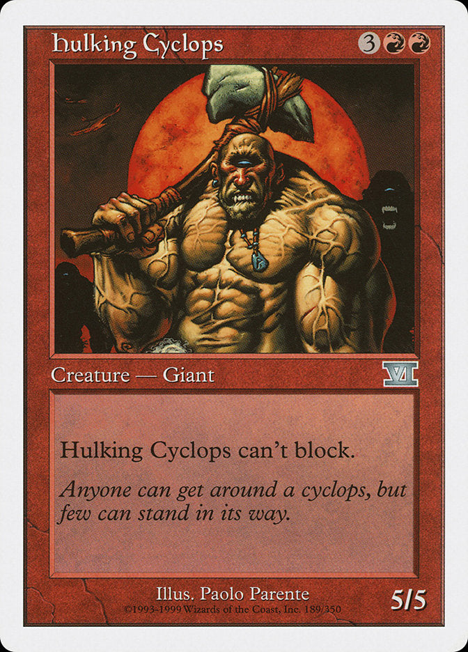 Cíclope Desajeitado / Hulking Cyclops - Magic: The Gathering - MoxLand