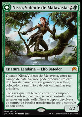 Nissa, Vidente de Matavasta / Nissa, Vastwood Seer - Magic: The Gathering - MoxLand