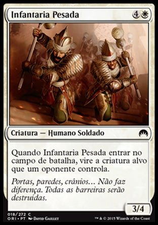 Infantaria Pesada / Heavy Infantry - Magic: The Gathering - MoxLand