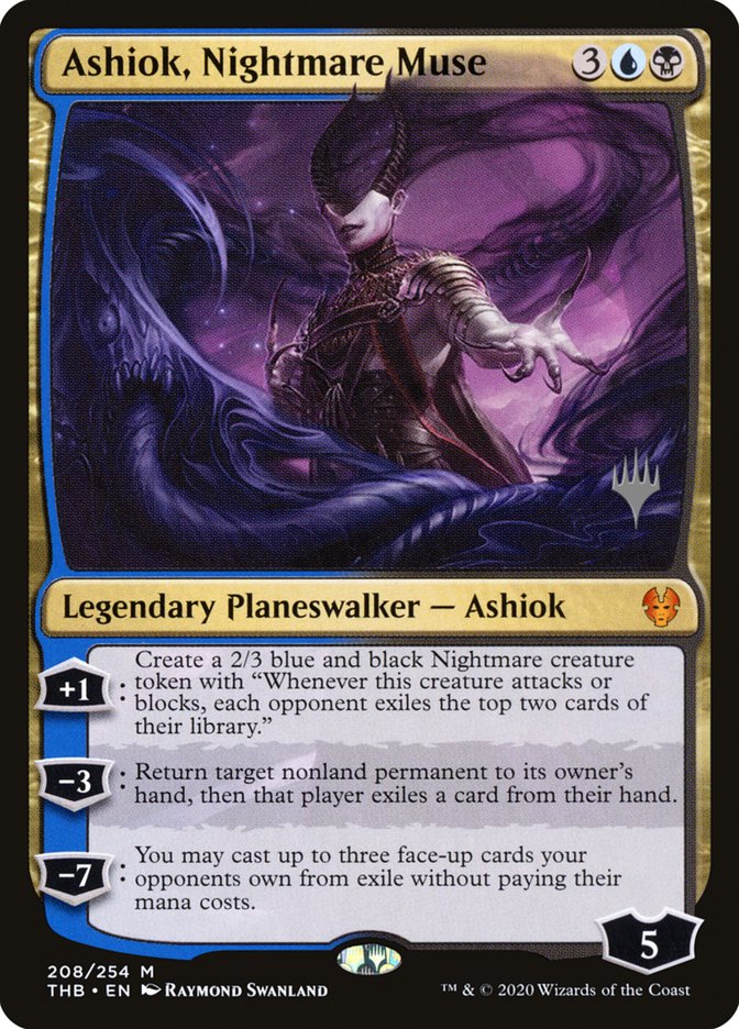 Ashiok, Inspiração do Pesadelo / Ashiok, Nightmare Muse - Magic: The Gathering - MoxLand