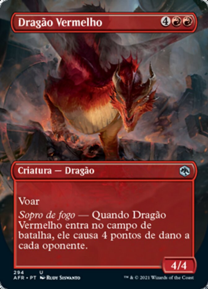 Dragão Vermelho / Red Dragon - Magic: The Gathering - MoxLand