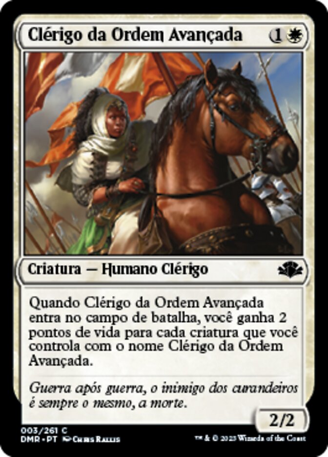 Clérigo da Ordem Avançada / Cleric of the Forward Order - Magic: The Gathering - MoxLand