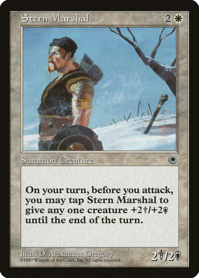 Stern Marshal / Stern Marshal - Magic: The Gathering - MoxLand