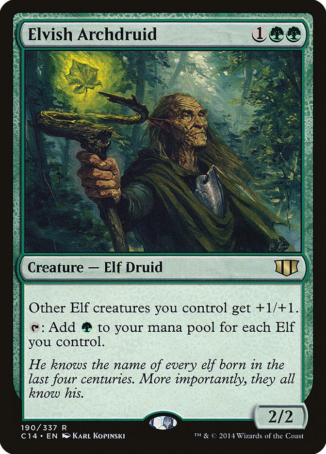 Arqueodruida Elfo / Elvish Archdruid - Magic: The Gathering - MoxLand