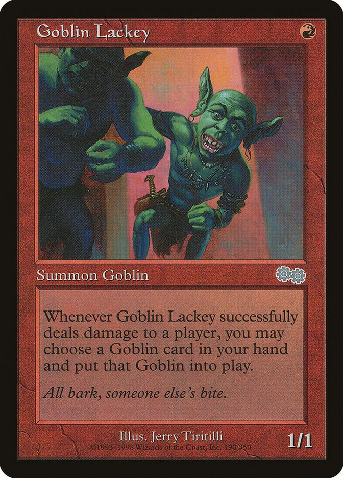 Lacaio Goblin / Goblin Lackey - Magic: The Gathering - MoxLand