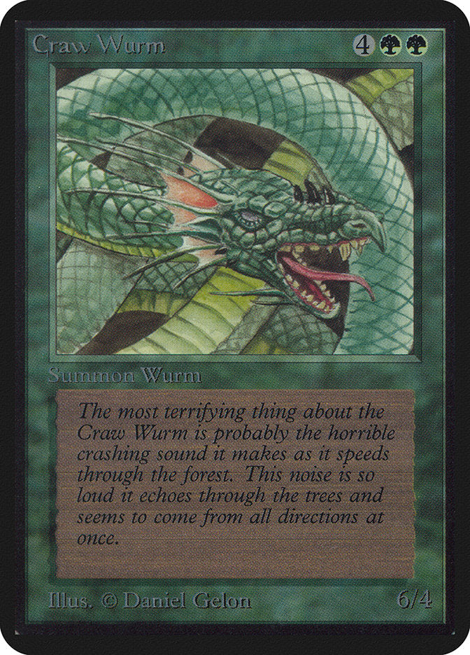 Serpente Terrestre de Craw / Craw Wurm - Magic: The Gathering - MoxLand