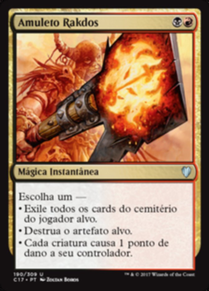 Amuleto Rakdos / Rakdos Charm - Magic: The Gathering - MoxLand