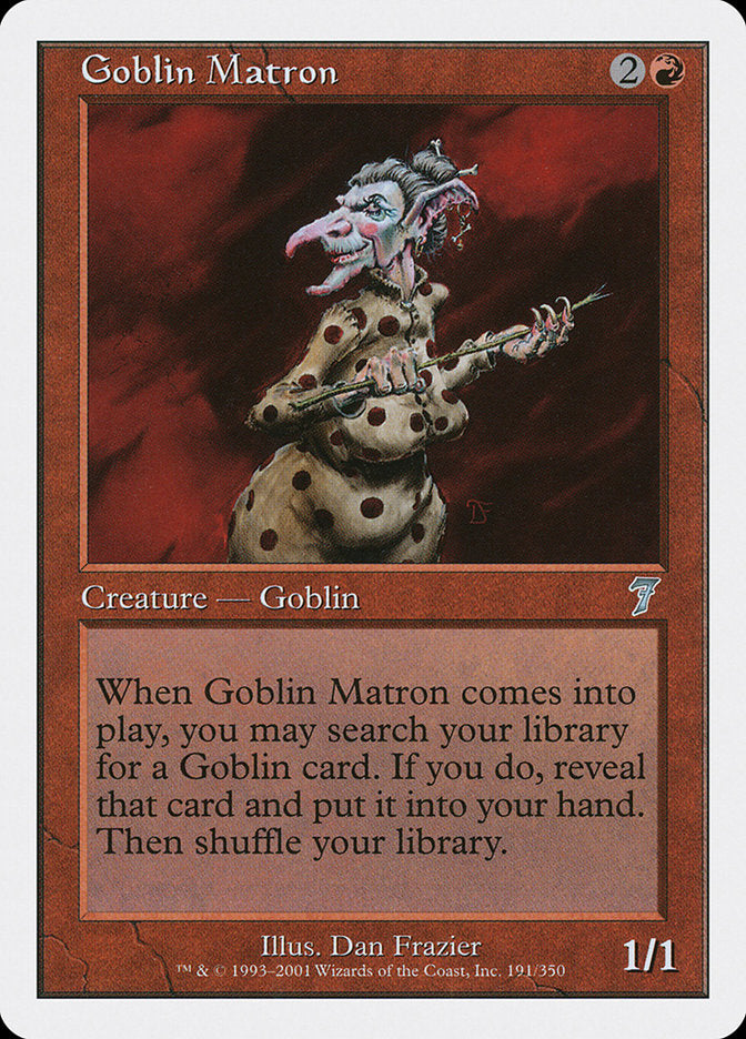 Matrona Goblin / Goblin Matron - Magic: The Gathering - MoxLand